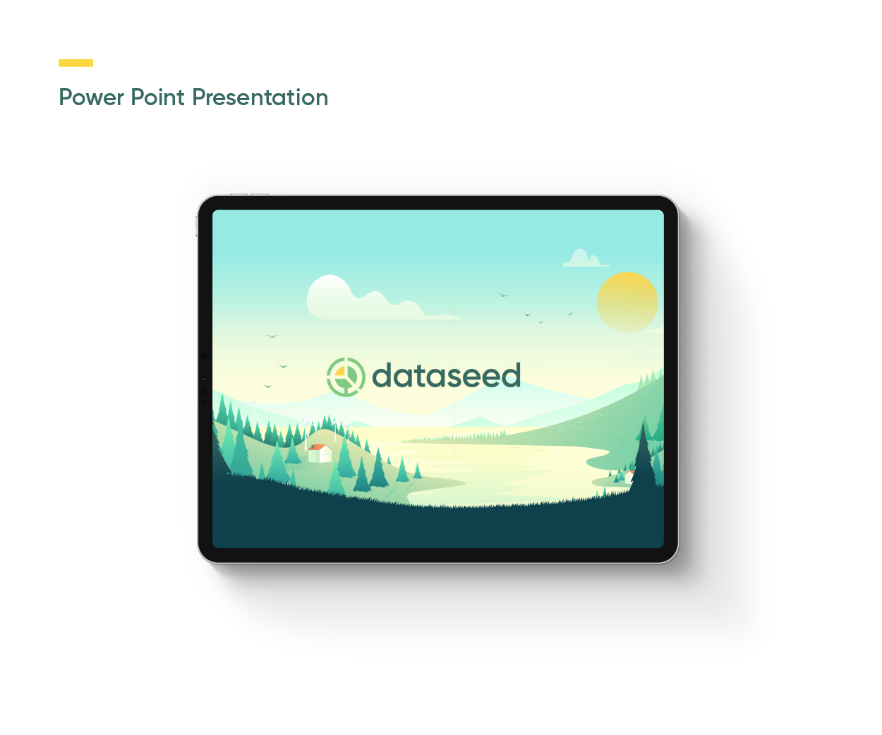 DataSeed ESG management all-in-one platform Power Point Presentation Design Image