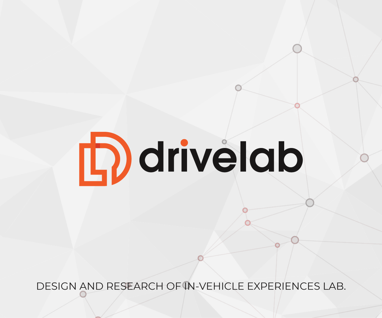 DriveLab the Design and Research of In-Vehicle Experiences Lab Logo Design Image