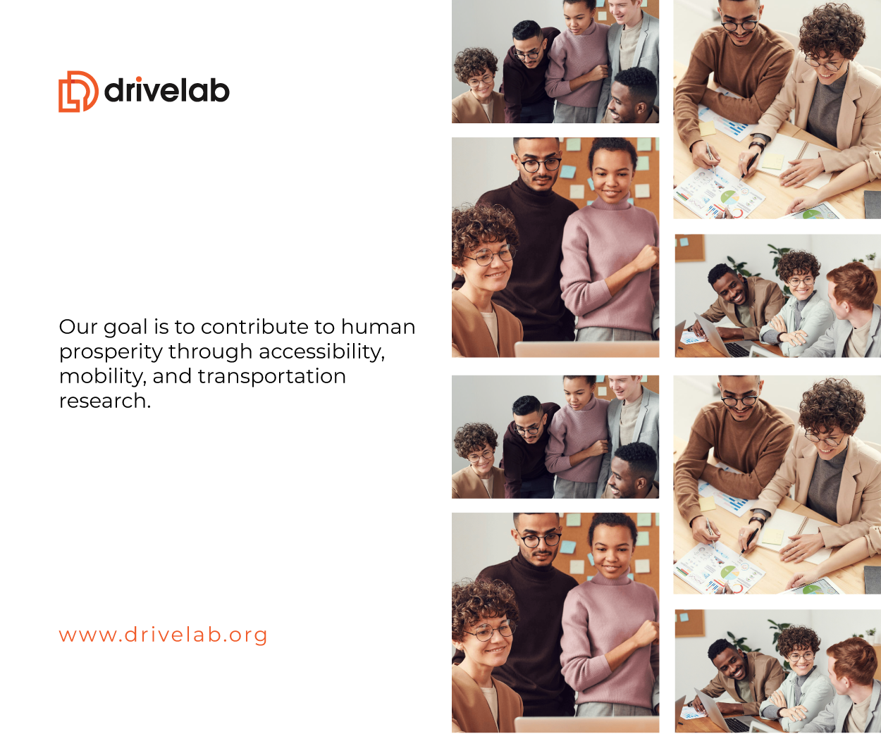 DriveLab the Design and Research of In-Vehicle Experiences Lab Logo Design Image