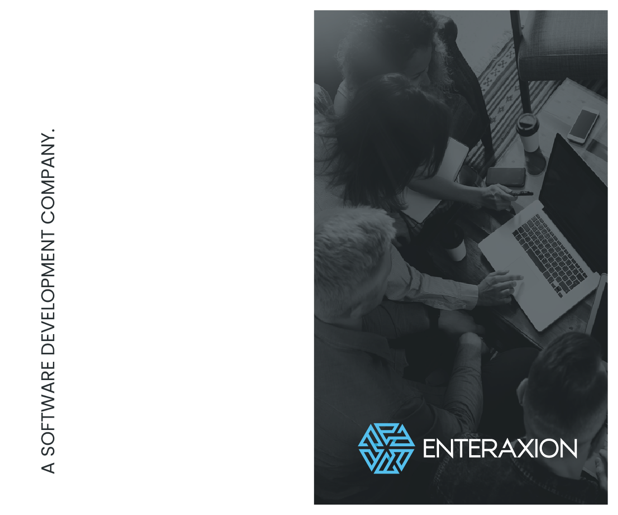 Enteraxion a software development firm Logo Implementation Image