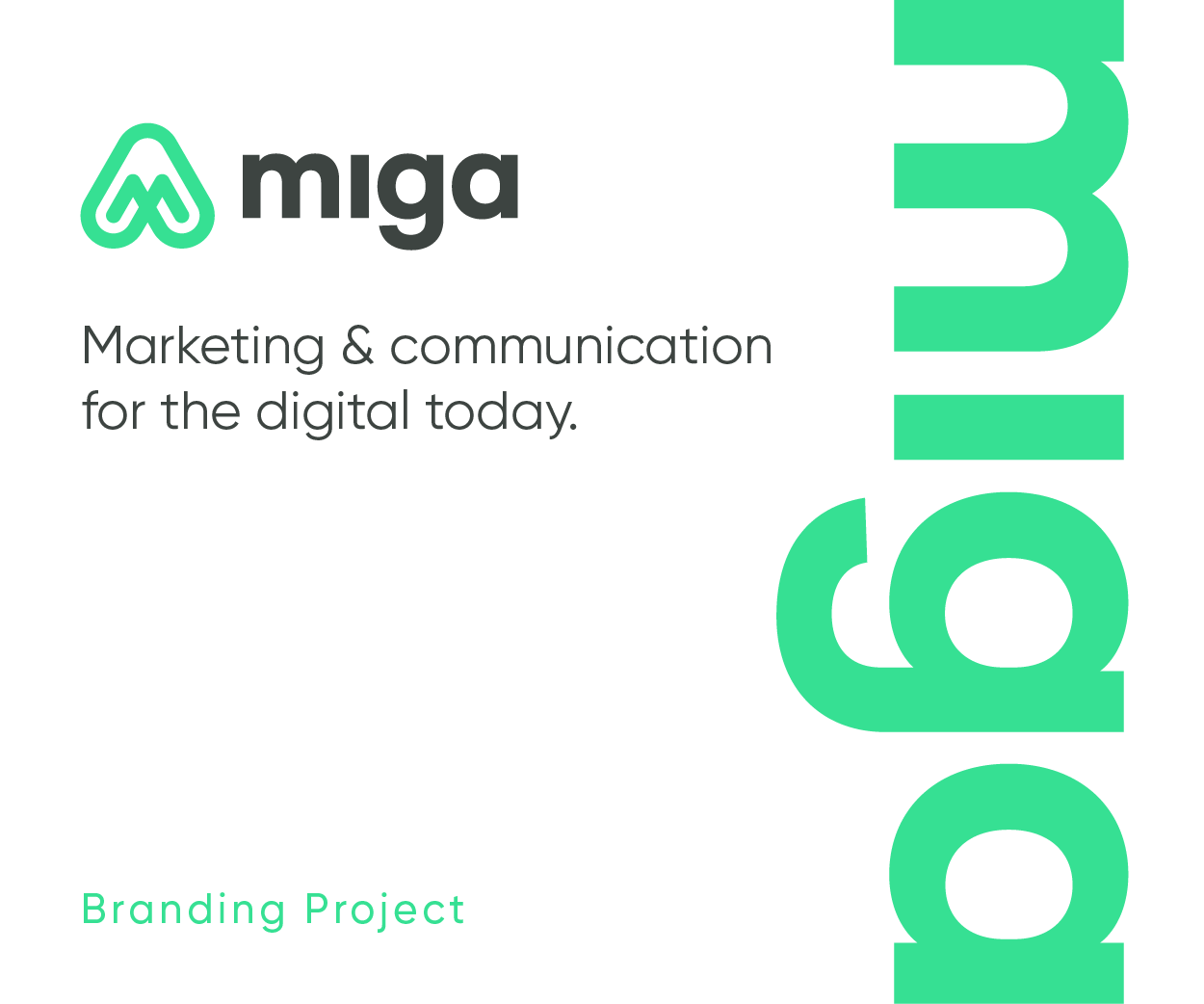 Miga - Marketing & communication firm for the digital today Logo Design Image