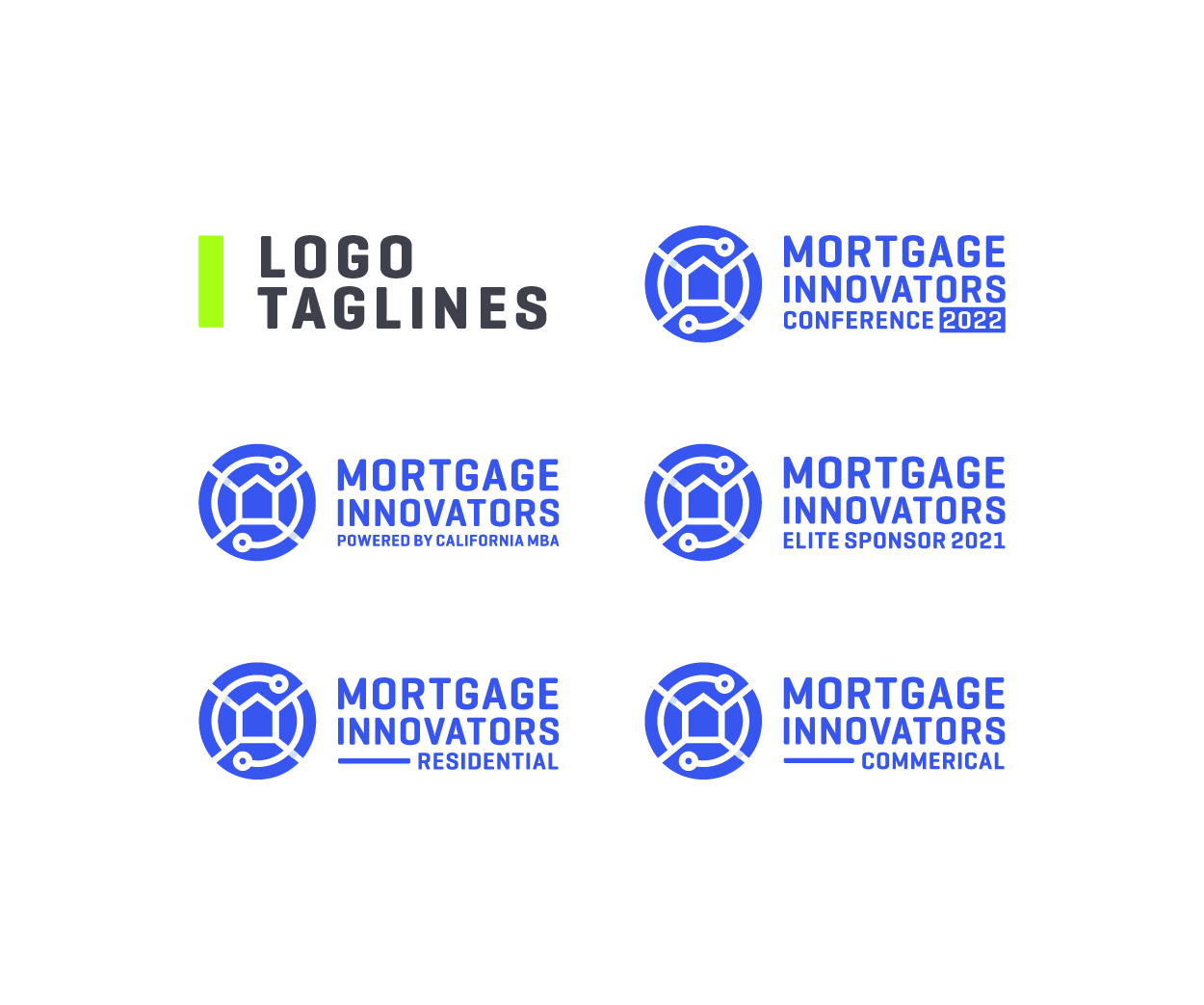 Mortgage Innovators – building a living ecosystem of innovation, empowering professionals in mortgage industry Logo Lockups Image