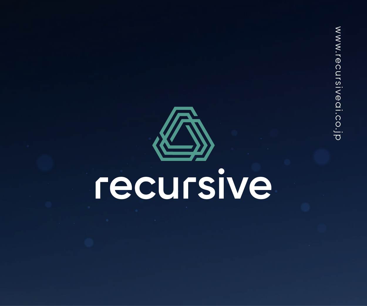 Recursive a consulting company working on developing AI systems with a focus on sustainability Logo Design Image