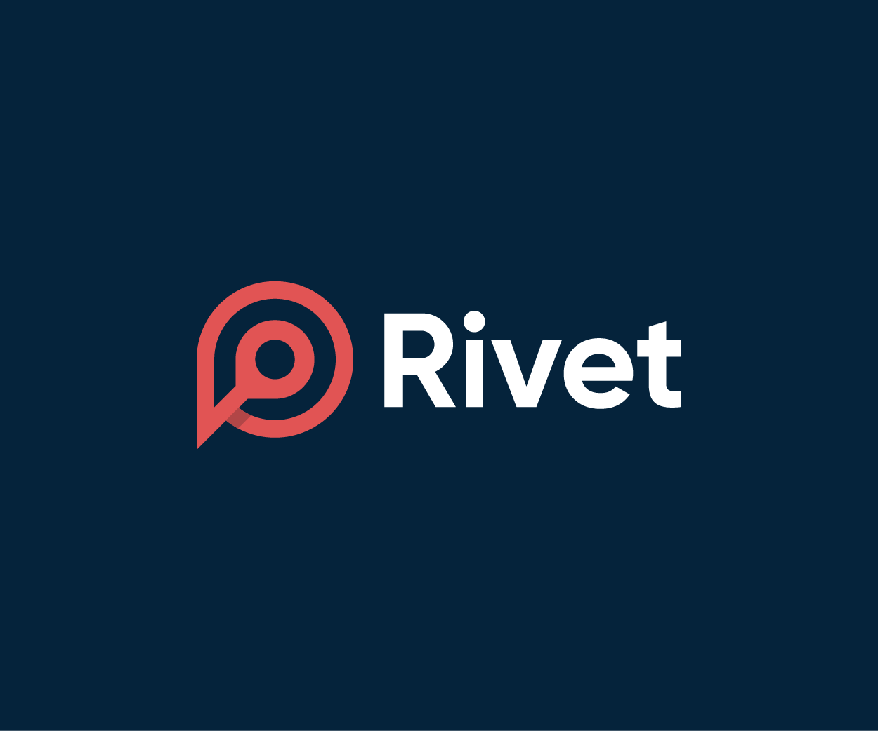 Rivet – app for simple communication for construction projects Logo Design Image