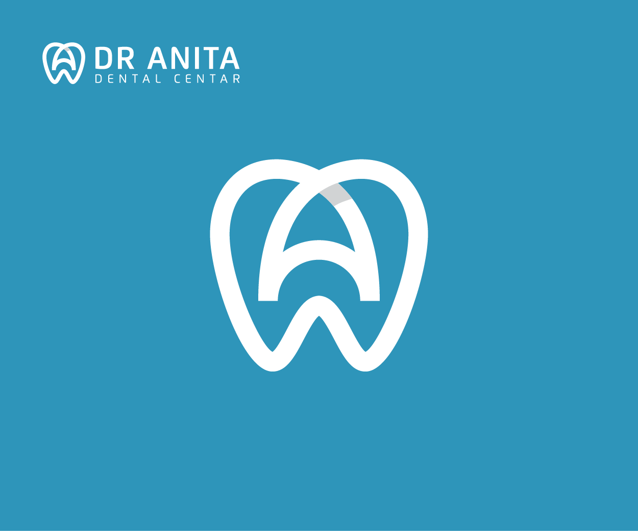 DR Anita Dental Center Logo Design Image