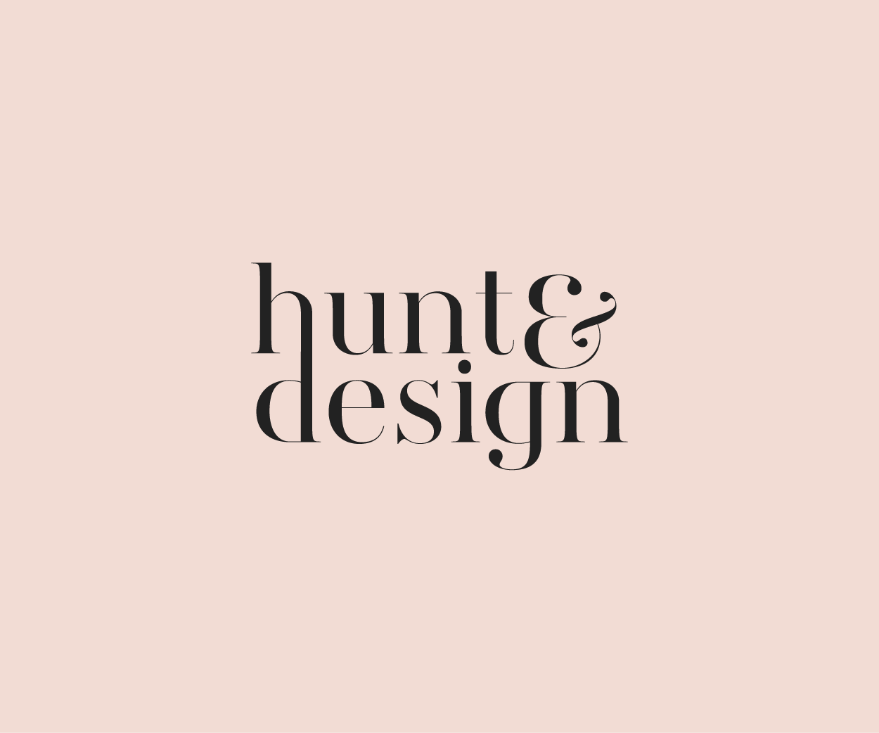 Hunt and Design - an interior design studio Logo Design Image