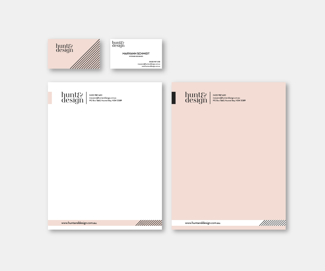 Hunt and Design - an interior design studio Stationary Design Image