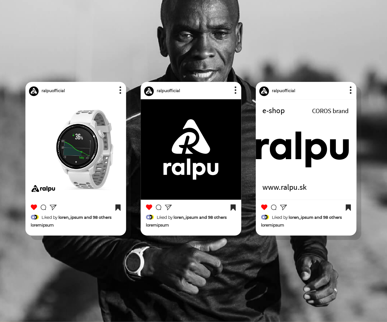 Ralpu e-shop Logo Design Social Media Post