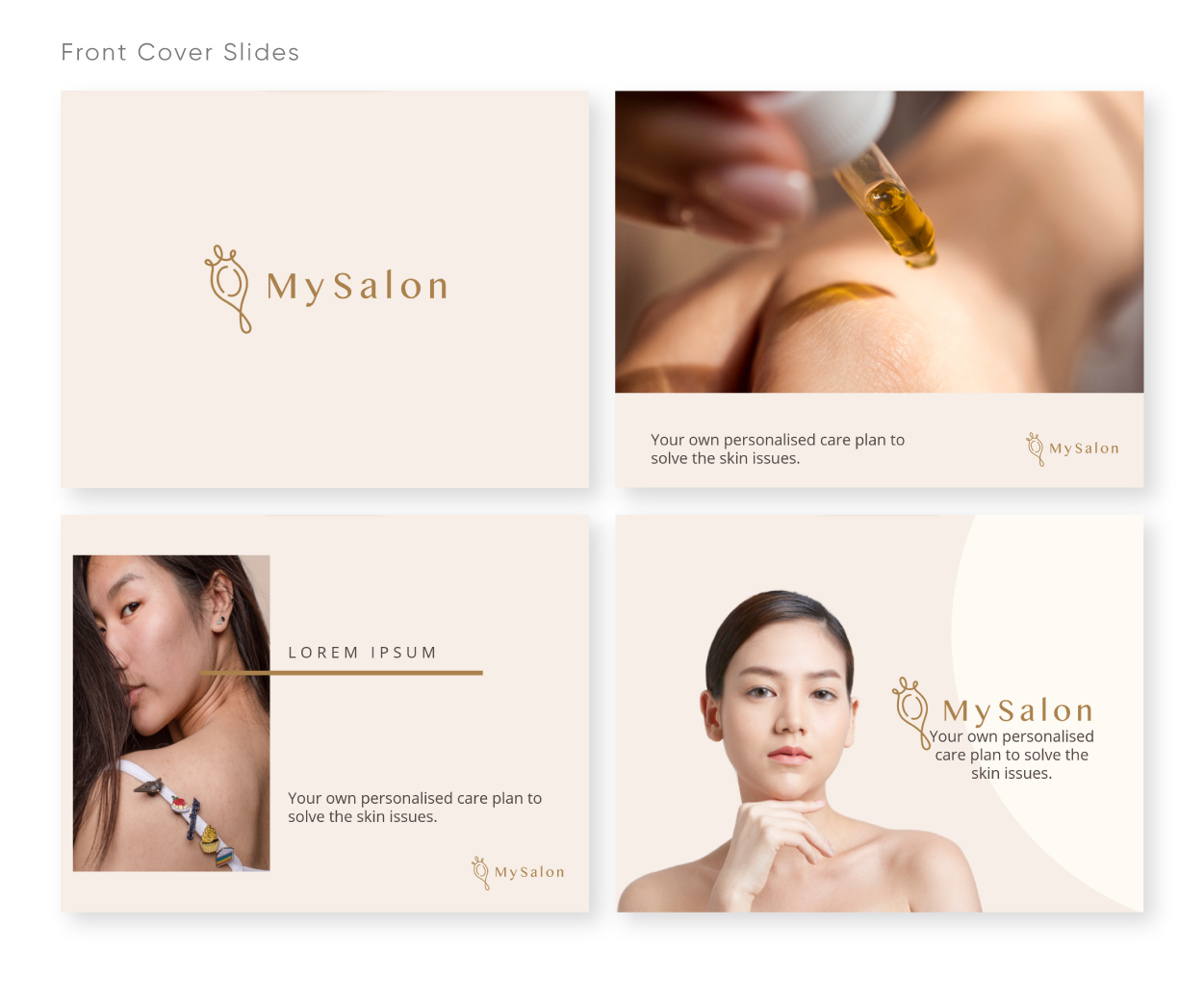 MySalon - your own personalized care plan to solve skin issues.